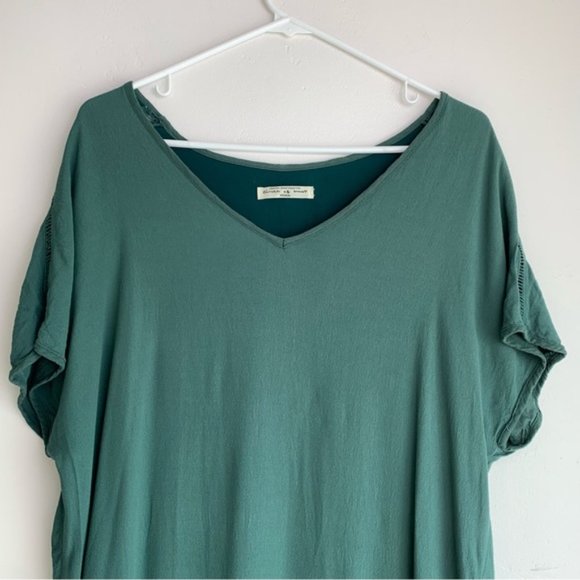 Circle of Trust Soft Green Boho Beach Mini Dress - Picture 6 of 12